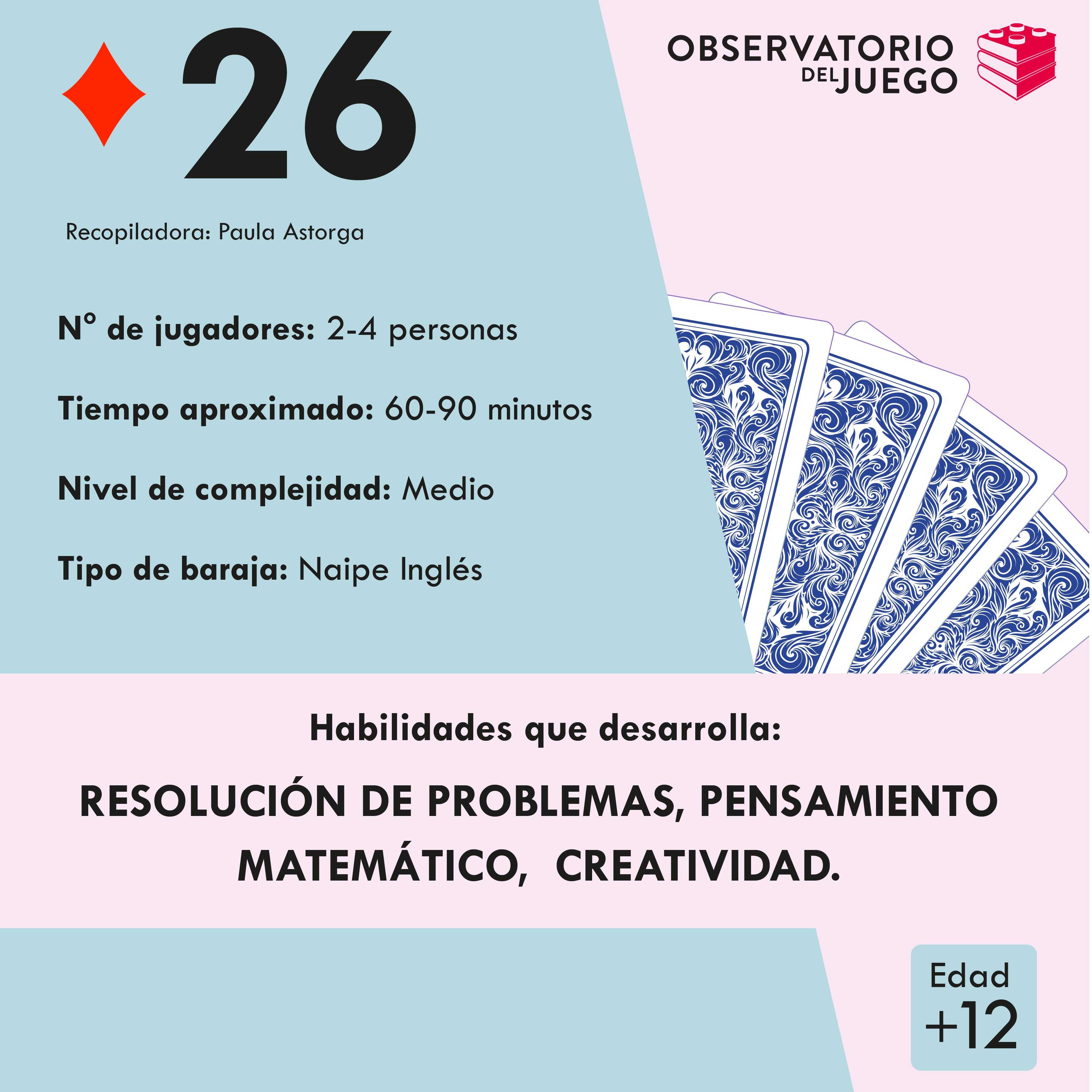 Juego tip top 26 observatorio del juego